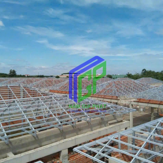 KHUNG KÈO THÉP NHẸ MẠ NHÔM KẼM