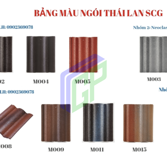 Ngói Màu Thái Lan SCG