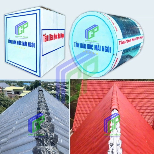 Tấm dán úp nóc mái ngói